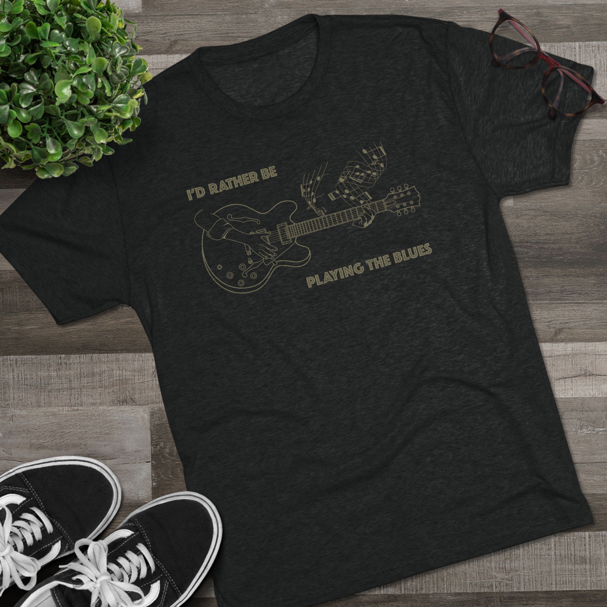 I'd Rather Be | Tri-Blend Crew Tee - Image 3