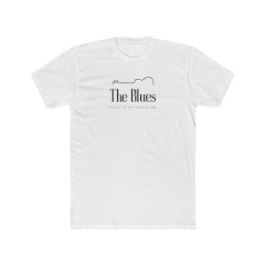 The Blues White | Cotton Crew Tee