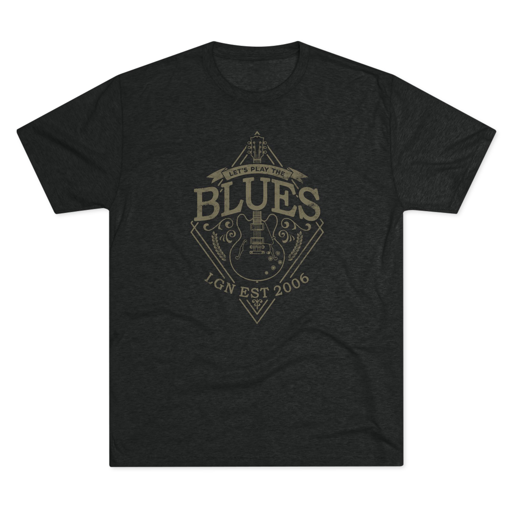 Let's Play the Blues | Tri-Blend Crew Tee
